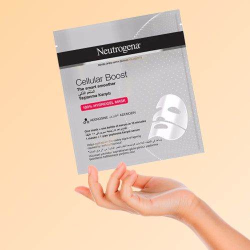 Neutrogena Cellular Boost The Smart Smoother 100% Hydrogel Mask 30Ml - Vitamins House