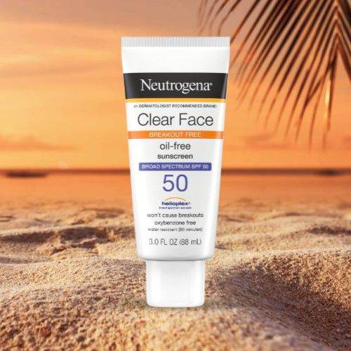 Neutrogena Clear Face Oil Free Sunscreen Broad Spectrum Spf 50 88Ml - Vitamins House