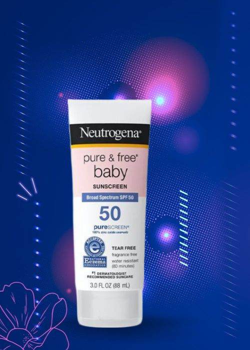 Neutrogena Pure & Free Baby Sunscreen Broad Spectrum Spf 50 88Ml - Vitamins House