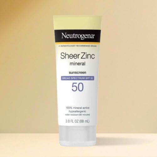 Neutrogena Sheer Zinc Dry-Touch Sunscreen Broad Spectrum SPF 50 - Vitamins House