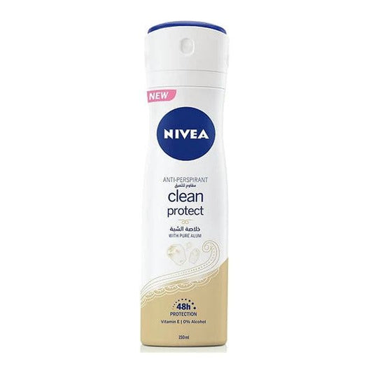Nivea Clean Protect with Pure Alum Women Body Spray, 150ml - Vitamins House