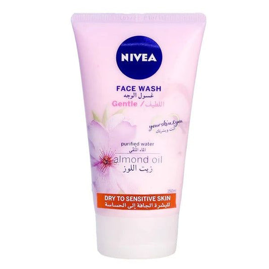 Nivea Gentle Almond Oil Face Wash, 150ml - Vitamins House