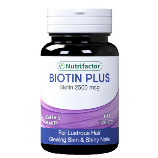 Nutrifactor Biotin Plus 2500 mcg, 60 Ct - Vitamins House