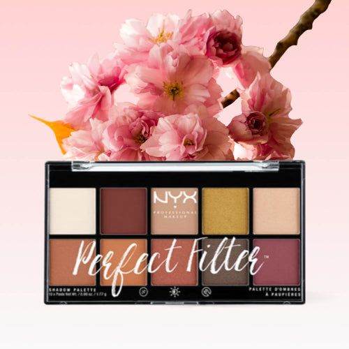 Nyx Perfect Filter 10 Color Eyeshadow Palette - Vitamins House