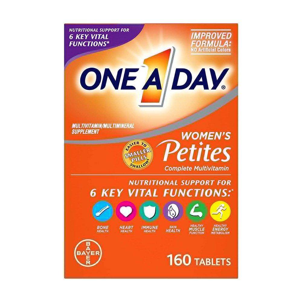 One A Day Women’s Petities Complete Multivitamin, 160 Tablets - Vitamins House One A Day Women’s Petities Complete Multivitamin, 160 Tablets - Vitamins House