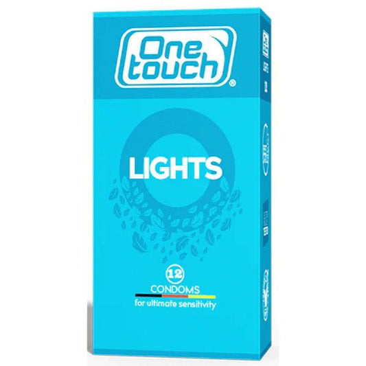 One Touch Lights Condoms 12Ct - Vitamins House
