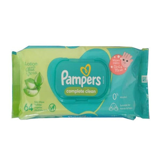 Pampers Complete Clean Baby Wipes, 64 Ct - Vitamins House