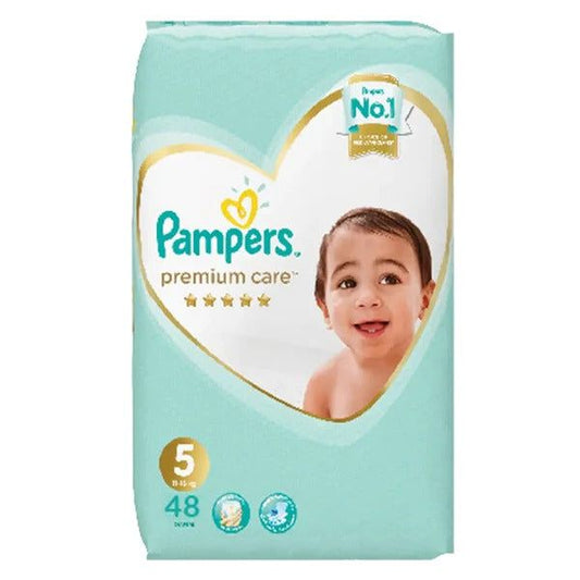 Pampers Premium Care Diapers Size 5, 48 Ct - Vitamins House