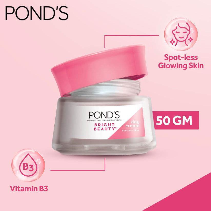 Pond's Bright Beauty Day Cream, 50g - Vitamins House Pond's Bright Beauty Day Cream, 50g - Vitamins House