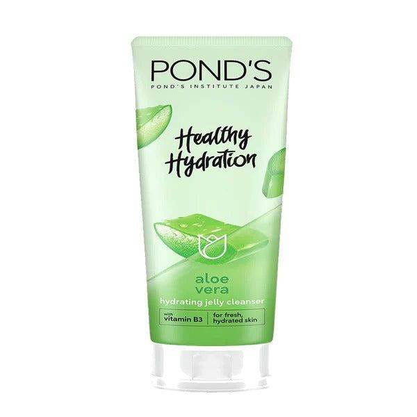 Pond's Healthy Hydration Aloe Vera Jelly Cleanser, 100g - Vitamins House Pond's Healthy Hydration Aloe Vera Jelly Cleanser, 100g - Vitamins House