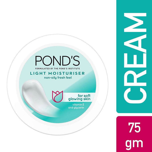 Pond's Light Moisturiser For Soft Glowing Skin, 75g - Vitamins House
