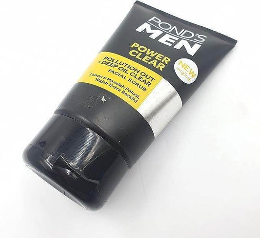 Pond's Men Power Clear Facial Scrub, 100g - Vitamins House