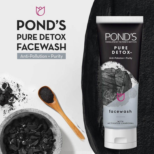 Pond's Pure Detox Face Wash, 50g - Vitamins House