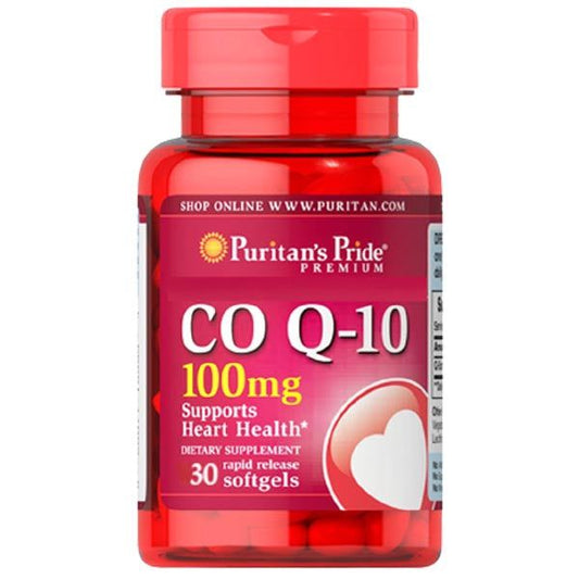 Puritan's Pride CoQ-10 100 mg, 30 Ct - Vitamins House
