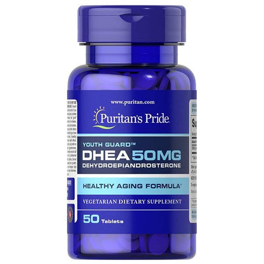 Puritan's Pride DHEA 50mg, 50 Ct - Vitamins House