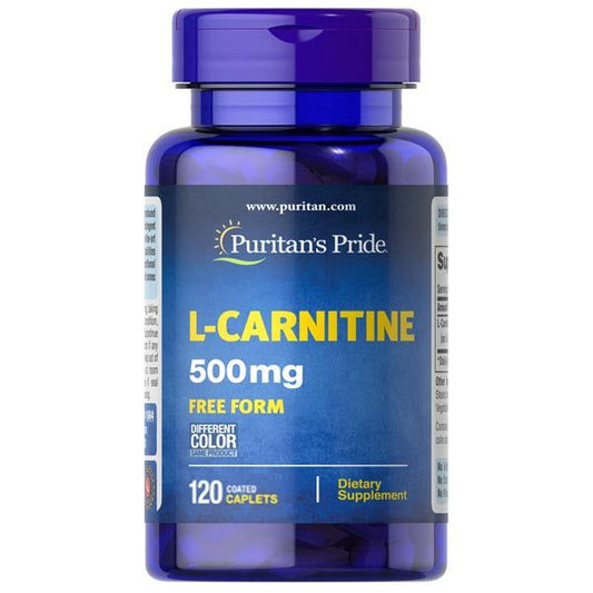 Puritan's Pride L-Carnitine 500mg, 120 Ct - Vitamins House