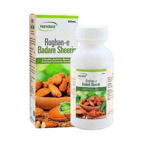 Roghan-e Badam Sheerin, 60ml - Hamdard - Vitamins House