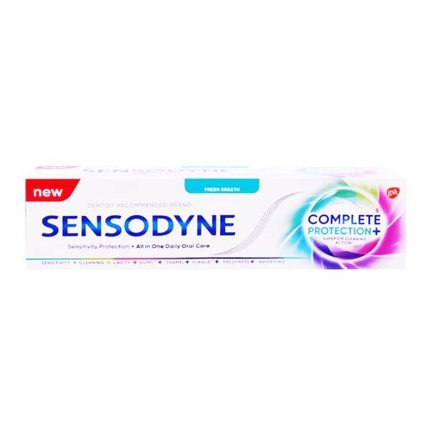 Sensodyne Complete Protection+ Superior Cleaning Action Toothpaste, 100g - Vitamins House Sensodyne Complete Protection+ Superior Cleaning Action Toothpaste, 100g - Vitamins House