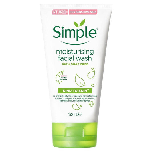 Simple Moisturising Facial Wash 150Ml - Vitamins House