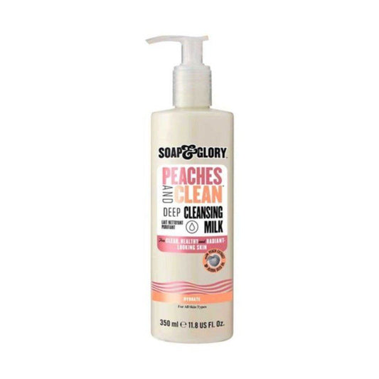 Soap & Glory Peaches And Clean Deep Cleansing Milk Hydrate For All Skin Types 350Ml - Vitamins House