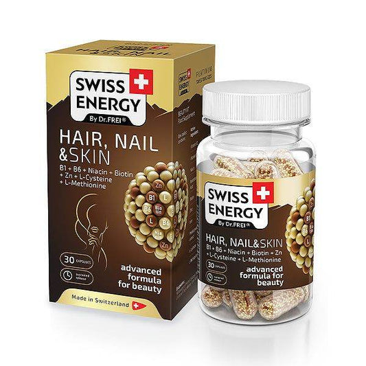 Swiss Energy Hair, Nail & Skin, 30 Ct - Vitamins House