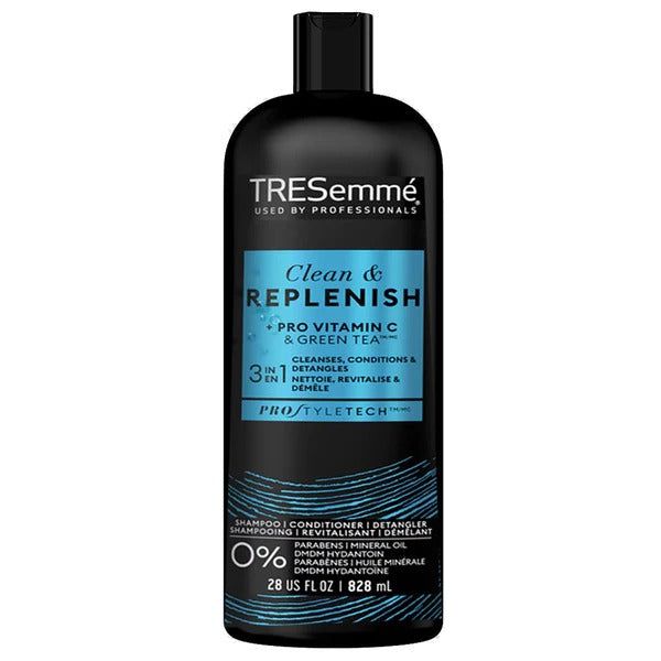 TRESemme 3 in 1 Clean & Replenish Shampoo, 828ml - Vitamins House TRESemme 3 in 1 Clean & Replenish Shampoo, 828ml - Vitamins House