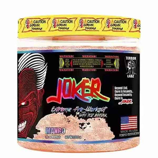 Terror Labz Joker Extreme Pre Workout With Test Booster 30 Servings - Vitamins House