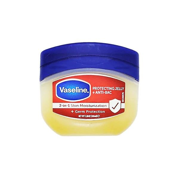 Vaseline 2-in-1 Skin Moisturizing + Anti Bacterial Petroleum Jelly, 100ml - Vitamins House Vaseline 2-in-1 Skin Moisturizing + Anti Bacterial Petroleum Jelly, 100ml - Vitamins House