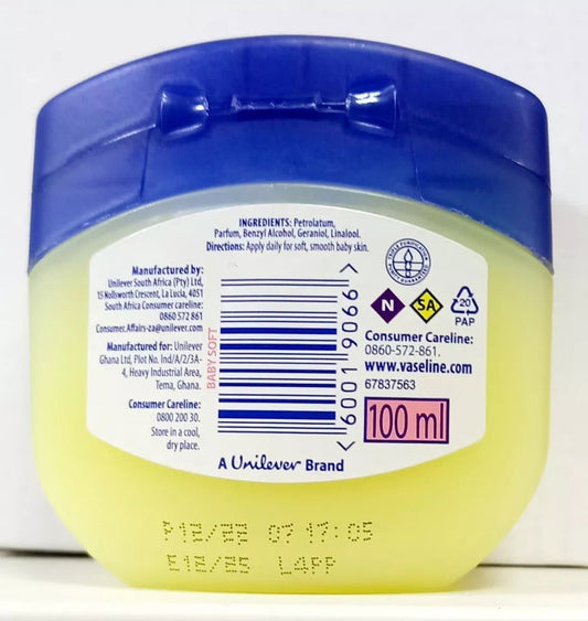 Vaseline Blueseal Gentle Protective Jelly Baby, 100ml - Vitamins House