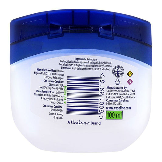 Vaseline Blueseal Light Hydrating Jelly Aloe Fresh, 100ml - Vitamins House