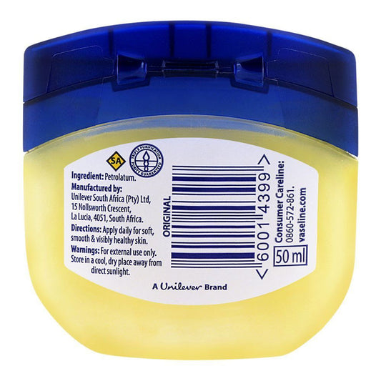 Vaseline Blueseal Pure Petroleum Jelly Original, 50ml - Vitamins House
