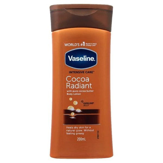Vaseline Intensive Care Cocoa Radiant Lotion, 200ml - Vitamins House