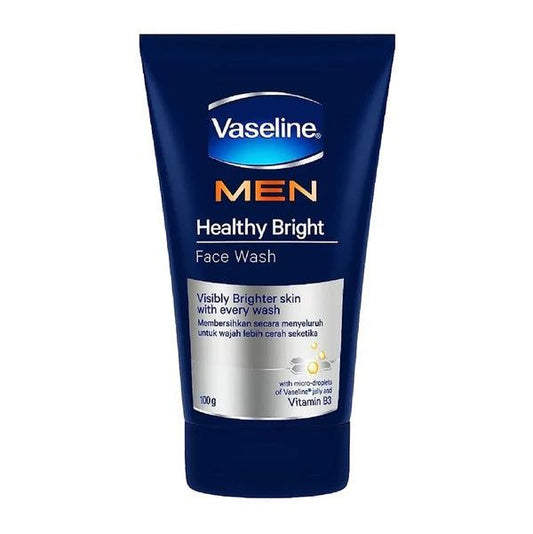 Vaseline Men Healthy Bright Face Wash, 100g - Vitamins House