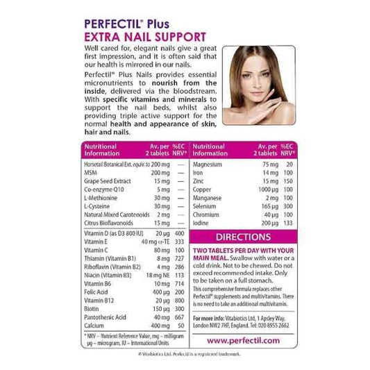 Vitabiotics Perfectil Nails Extra Support - Vitamins House