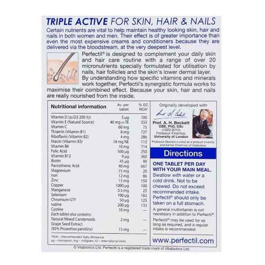 Vitabiotics Perfectil Triple Active Tablet - Vitamins House