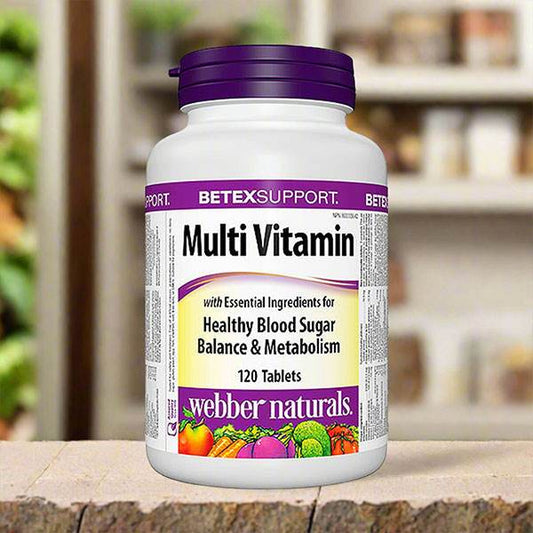 Webber Naturals Diabetex MultiVitamin 120 Ct in Pakistan