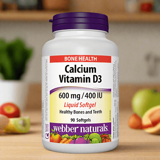 Webber Naturals Calcium with Vitamin D3 - Vitamins House