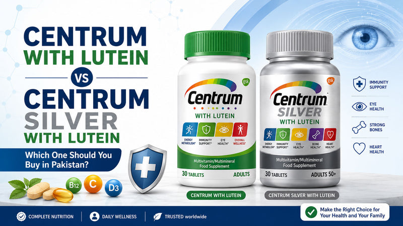 Centrum with Lutein and Centrum Silver with Lutein comparison guide