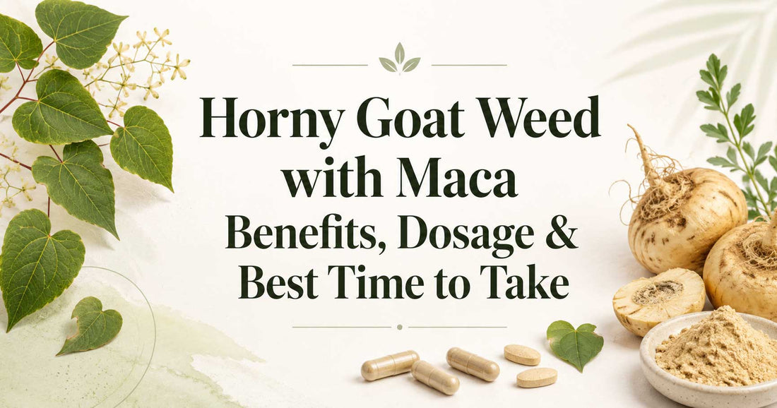 Horny Goat Weed with Maca Benefits Dosage Timing