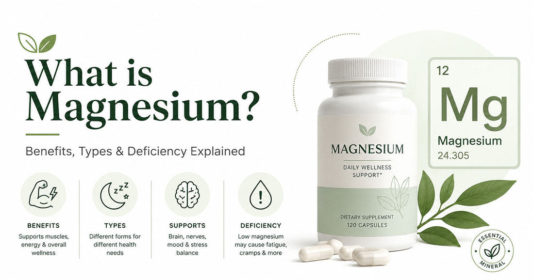 What is magnesium – benefits, types, deficiency symptoms, and magnesium supplement guide.
