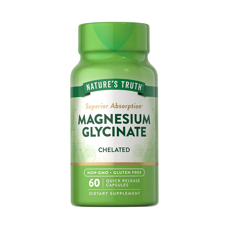 Nature's Truth Magnesium Glycinate 200mg 60 Ct