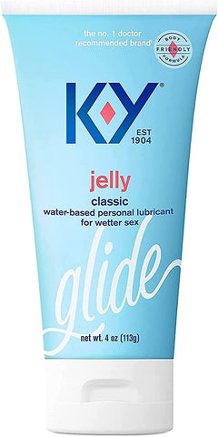 K-Y Jelly Personal Lubricant 4oz Fragrance Free 4 Ounce