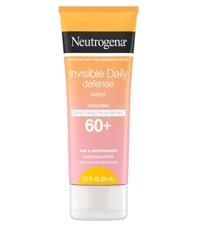 Neutrogena Invisible Daily Defense Lotion Broad Spectrum Spf 60+ Fragrance Free 88Ml