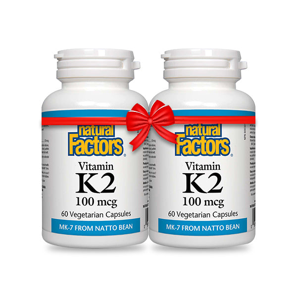 Bundle Pack - Natural Factors Vitamin K2 60 Ct