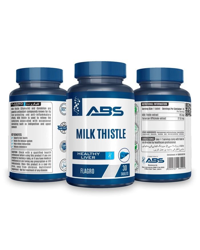 ABS Flagro Milk Thistle, 30 Ct - Vitamins House