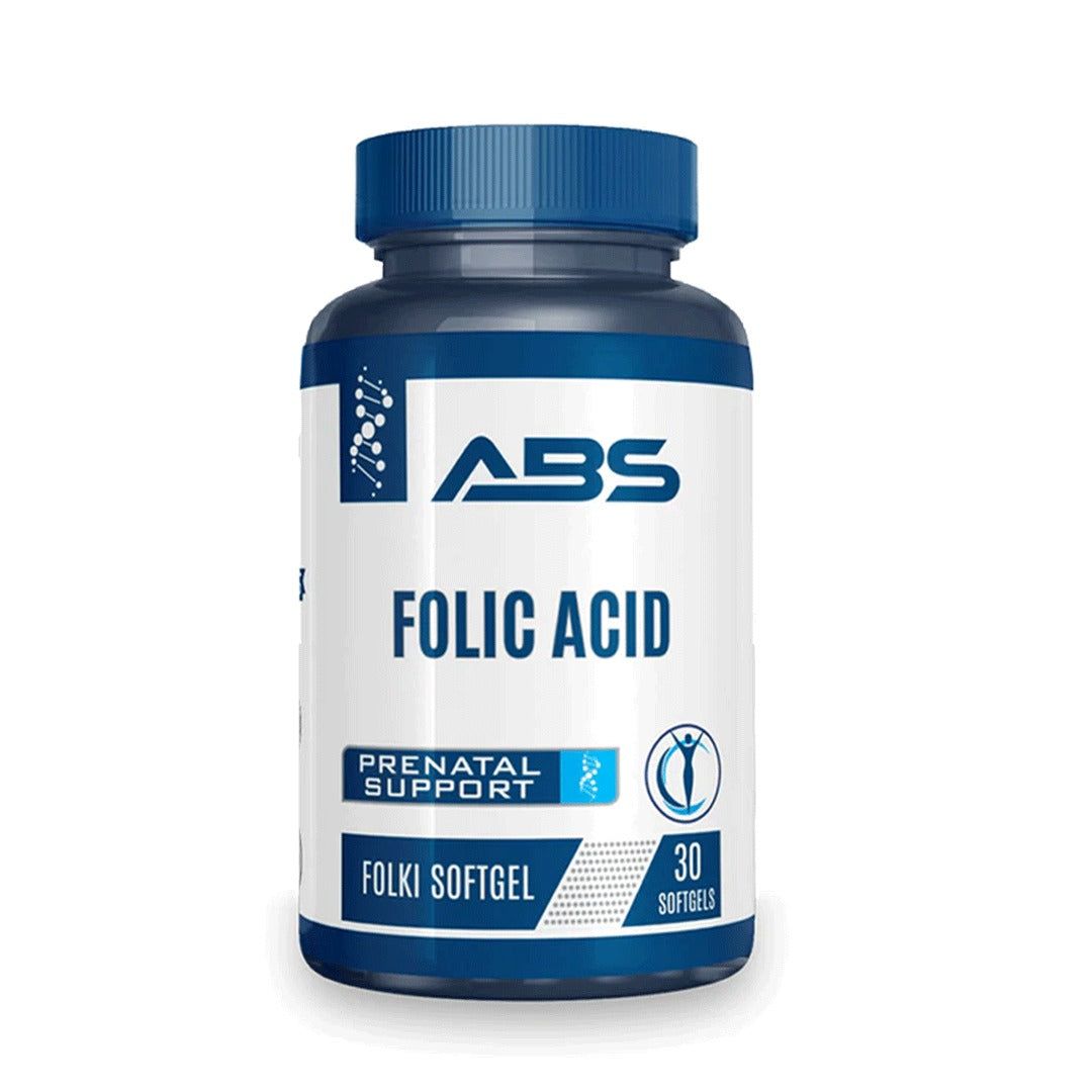 ABS Folic Acid 400mcg, 30 Ct - Vitamins House