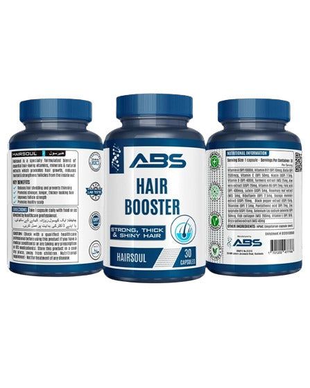 ABS Hairsoul Hair Booster, 30 Ct - Vitamins House