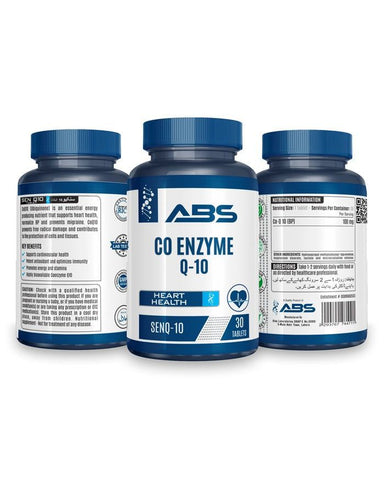 ABS Senq-10 CoEnzyme Q10 (CoQ10), 30 Ct - Vitamins House