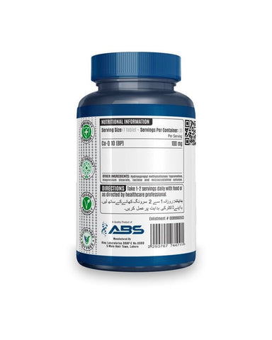 ABS Senq-10 CoEnzyme Q10 (CoQ10), 30 Ct - Vitamins House