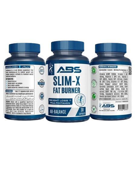 ABS Slim-X (Fat Burner), 30 Ct - Vitamins House